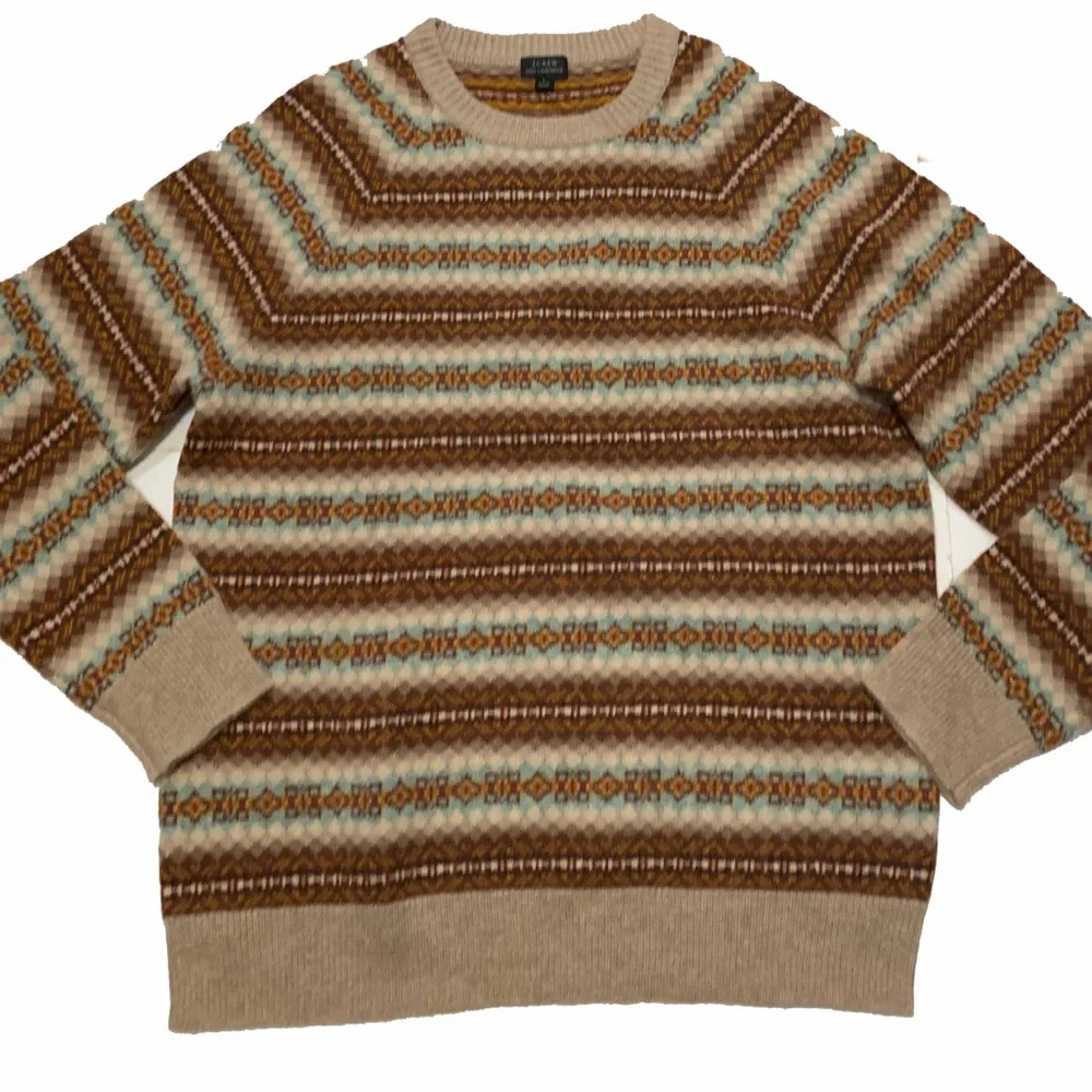 L / J. crew men’s Crew neck wool sweater